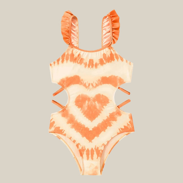 NOA 5Y-14Y Girls' Tide One-Piece Swimsuit