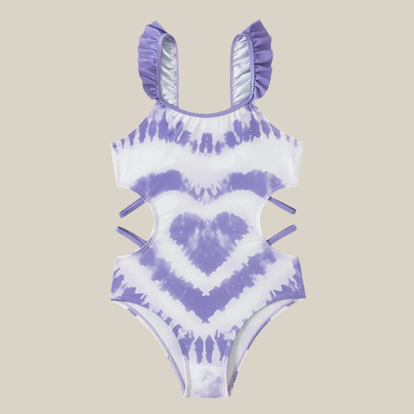 NOA 5Y-14Y Girls' Tide One-Piece Swimsuit