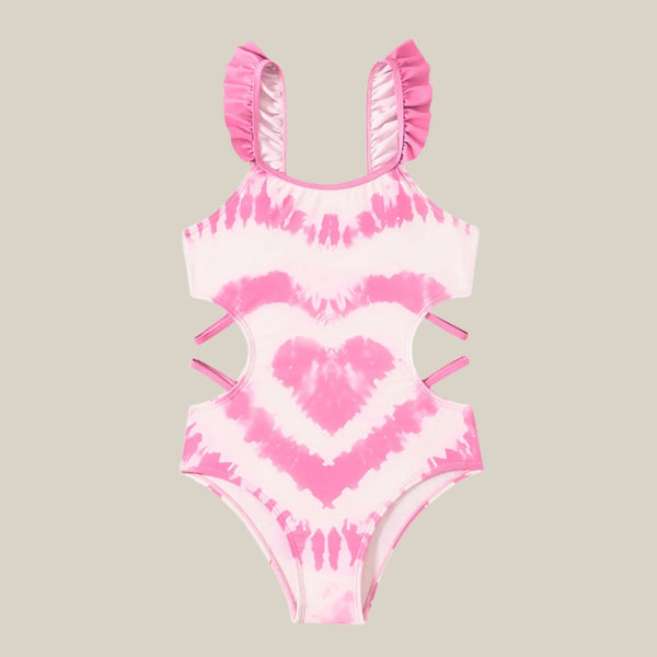 NOA 5Y-14Y Girls' Tide One-Piece Swimsuit