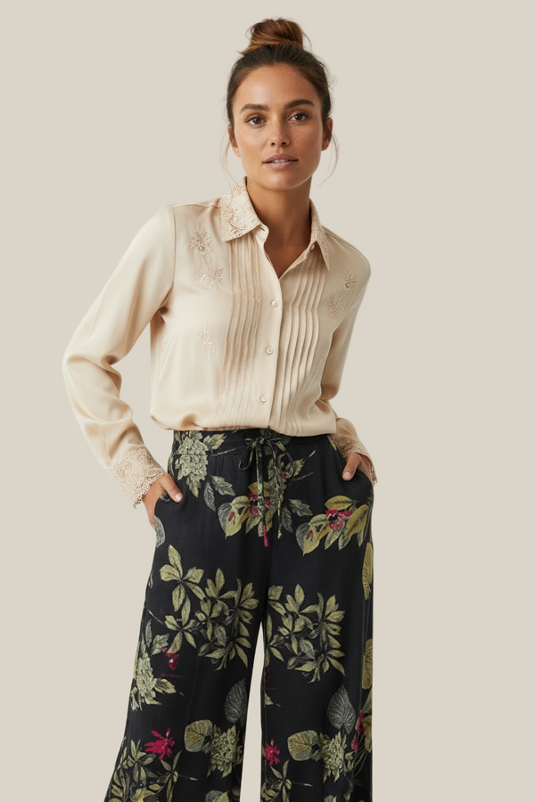 מכנס אלגנט FLORA